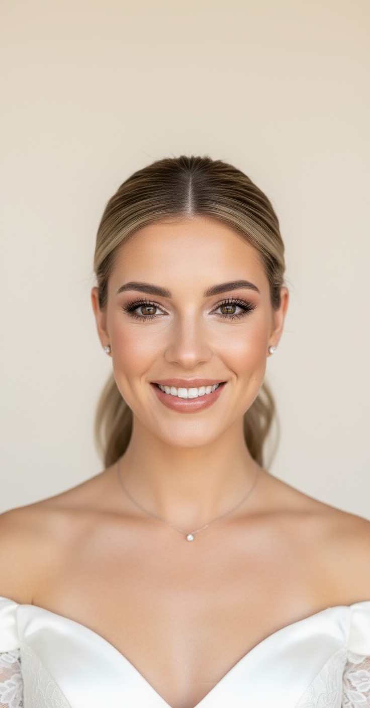 After Ponytail Wedding Updo